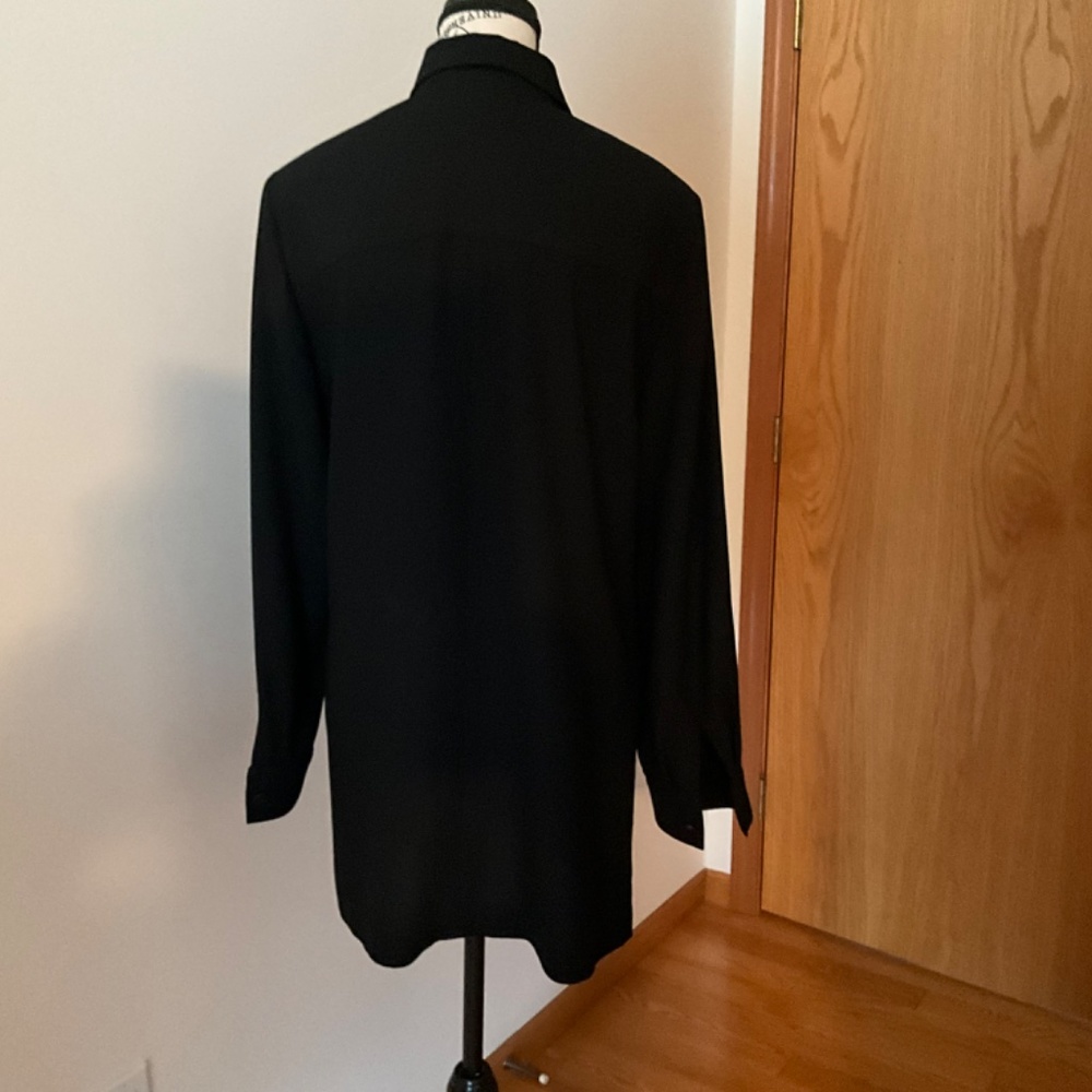 Chaus Business Casual Tunic Black Size 10 - Picture 5 of 7